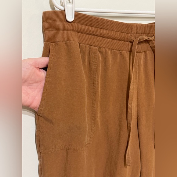 Haven Well Within Linen Blend Women’s Lightweight Brown Joggers Size L - Picture 3 of 10